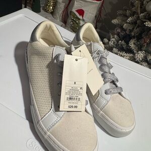 a new day Women's Gray and Cream Sneakers